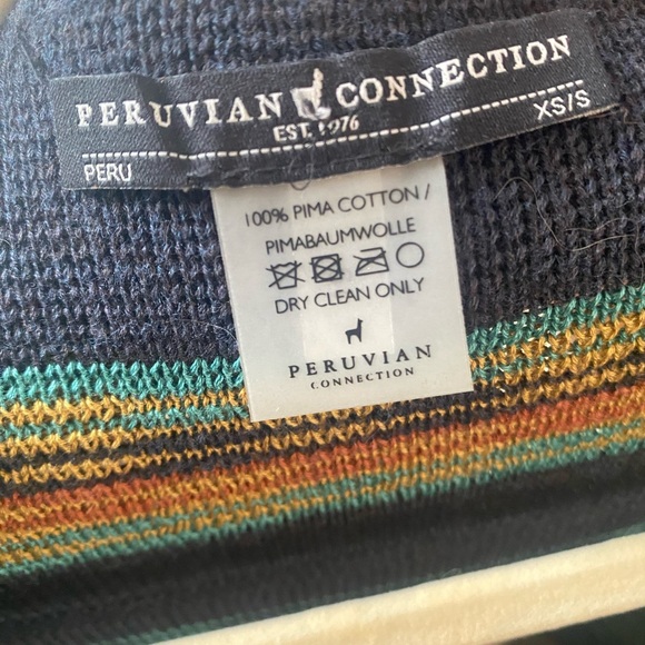 Gorgeous Peruvian Connection open sweater with classic Southwestern pattern 🩵💚💙 - Picture 6 of 11